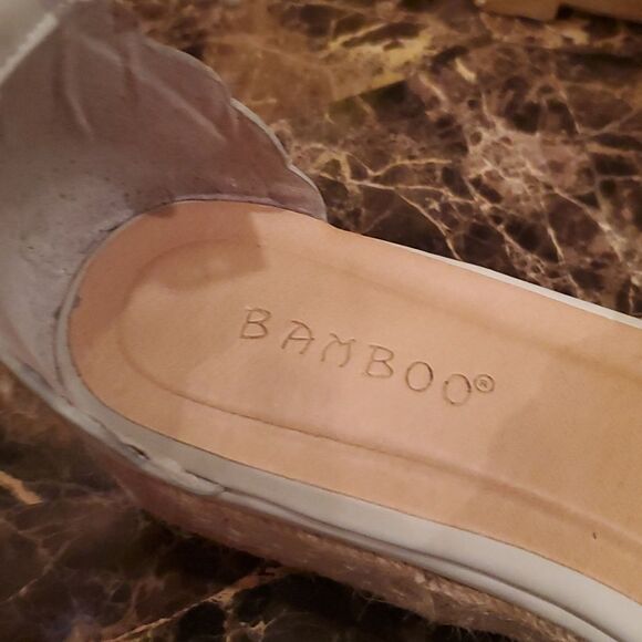 BAMBOO Espadrille Sandals, Size 5.5, Pre Loved! - Picture 6 of 7